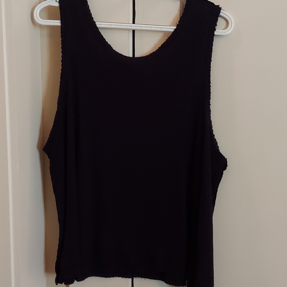 Free People Black Tank Top